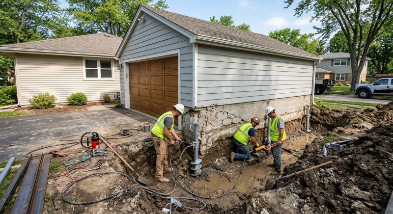 Basement Foundation Repair in Saint Leonard, MD