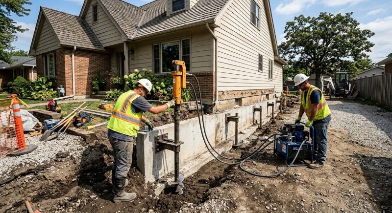 Basement Stabilization in Calvert County, MD