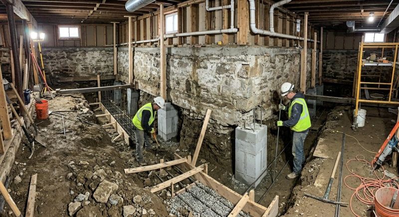 Basement Underpinning in Calvert County, MD