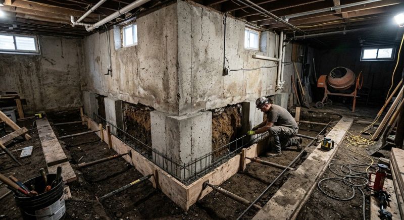 Basement Underpinning in Calvert County, MD