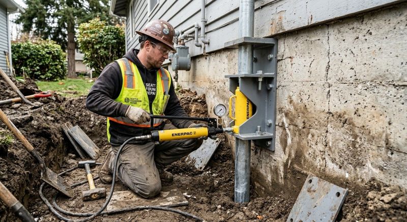 Concrete Foundation Leveling in Hollywood, MD