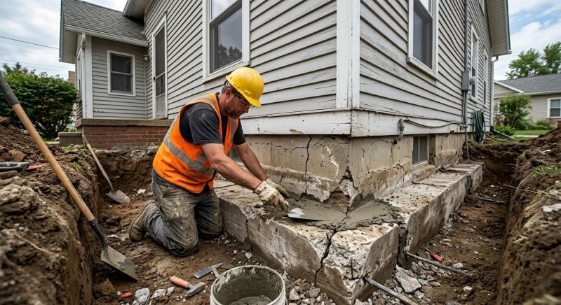Concrete Foundation Repair in Lusby, MD