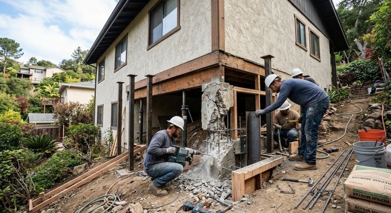 Concrete Foundation Repair in Saint Leonard, MD