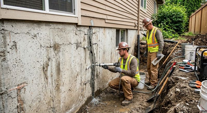 Cracked Foundation Repair in Great Mills, MD