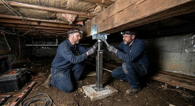 Crawl Space Leveling in Calvert County, MD