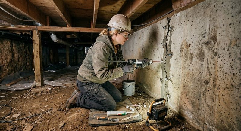 Crawlspace Foundation Repair in California, MD