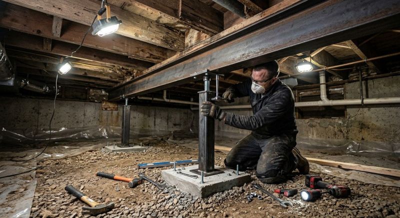 Crawlspace Structural Repair in Calvert County, MD