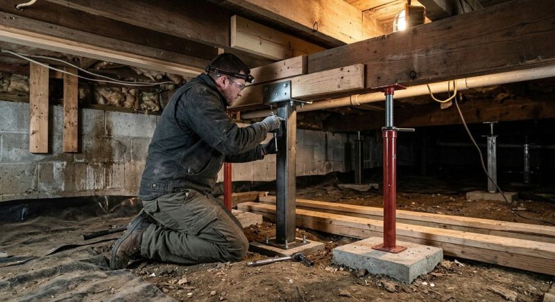 Crawlspace Structural Repair in Calvert County, MD