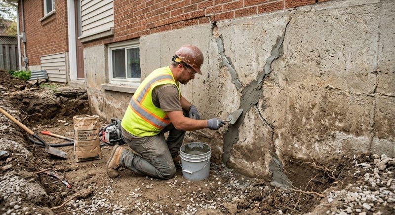 Foundation Crack Repair in Vienna, MD