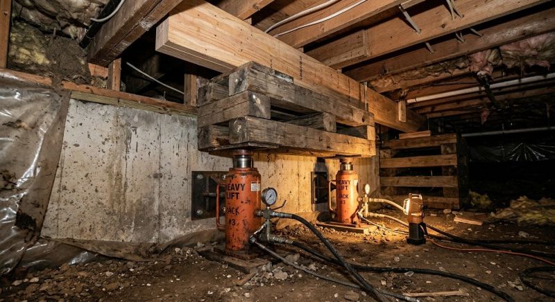 Foundation Jacking in Huntingtown, MD