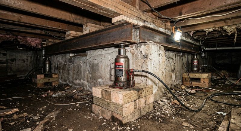 Foundation Jacking in Leonardtown, MD