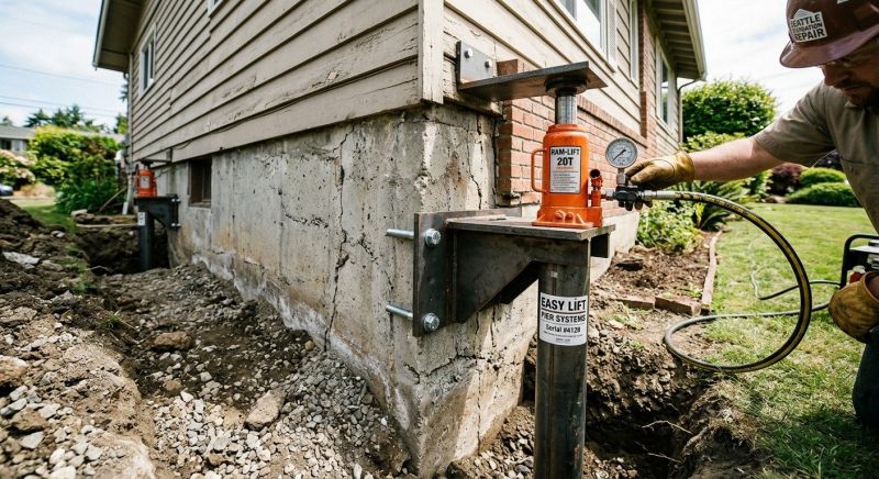 Foundation Lifting in Chesapeake Beach, MD