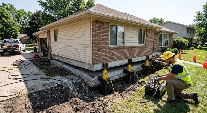 Foundation Lifting in Calvert County, MD