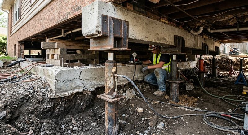 Foundation Lifting in Saint Leonard, MD