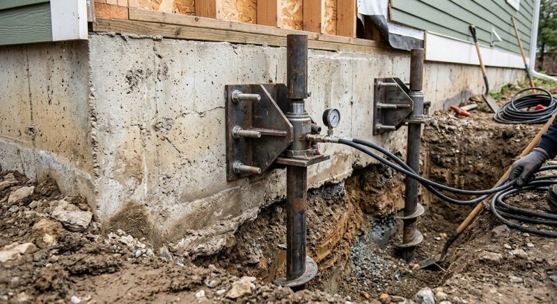 Foundation Pier Leveling in Calvert County, MD