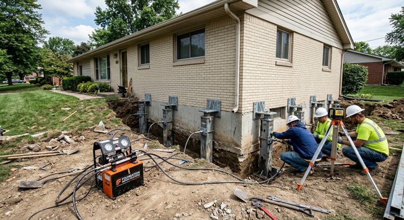 Foundation Pier Leveling in Calvert County, MD