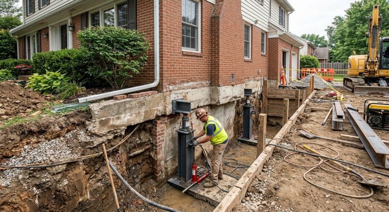Foundation Raising in Chesapeake Beach, MD