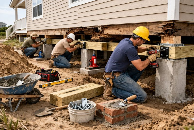 Foundation Raising in Saint Inigoes, MD