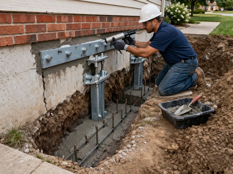 Foundation Repair in Huntingtown, MD
