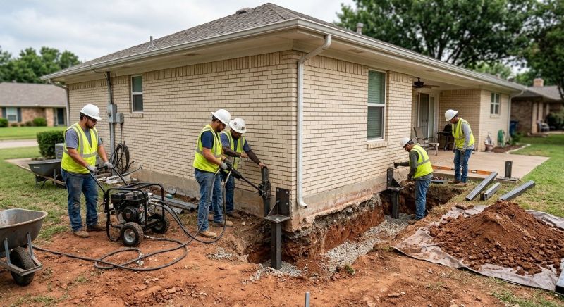 Foundation Stabilizing in Lusby, MD