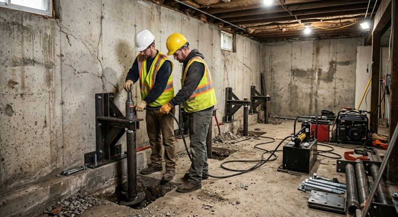 Foundation Stabilizing in Saint Leonard, MD
