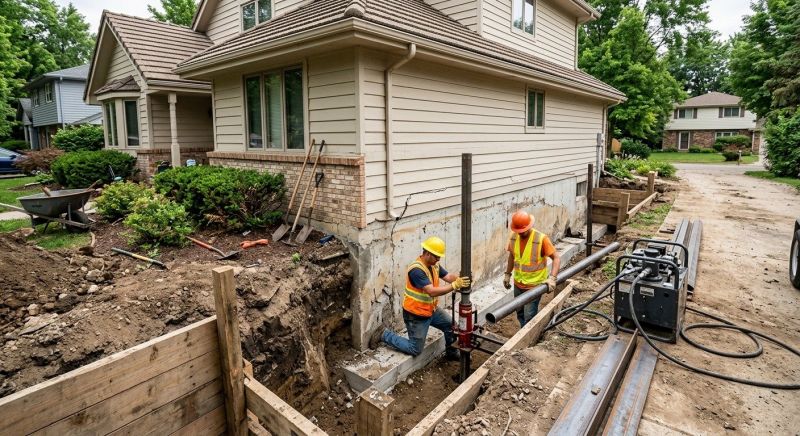 Home Foundation Repair in Huntingtown, MD