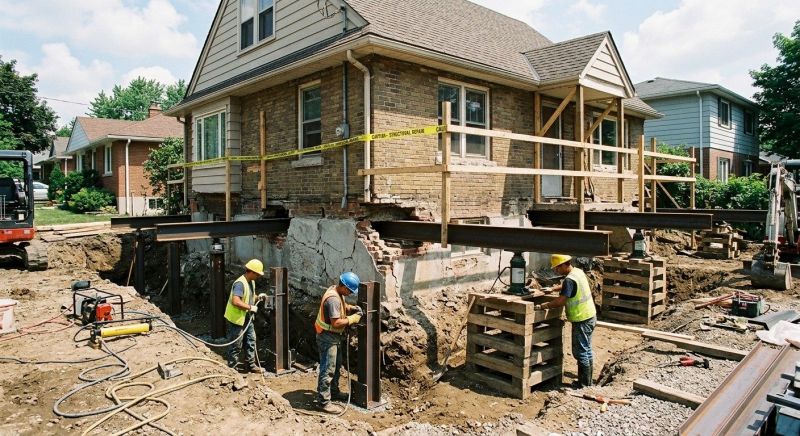 House Foundation Repair in Mechanicsville, MD