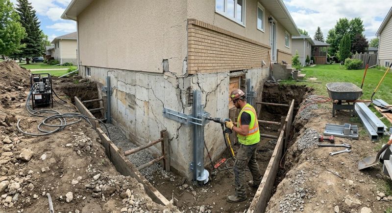 House Foundation Repair in Saint Inigoes, MD