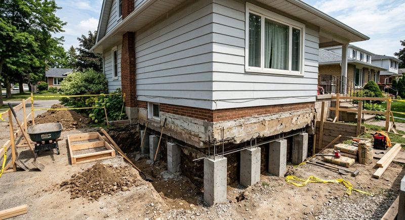 House Underpinning in Calvert County, MD