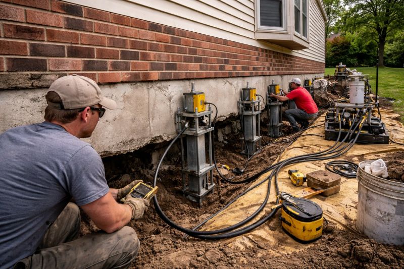 Settling Foundation Service in Chesapeake Beach, MD