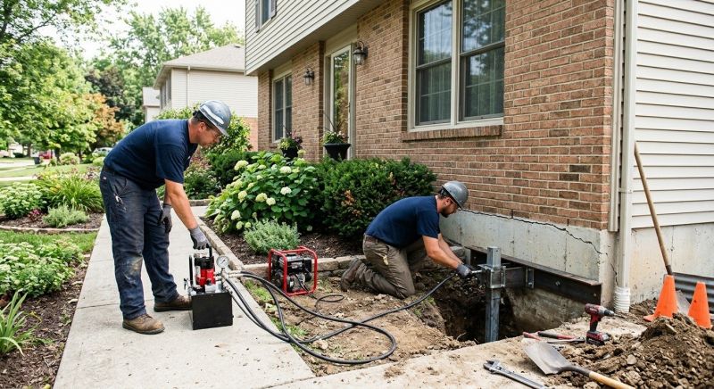 Settling Foundation Service in Great Mills, MD