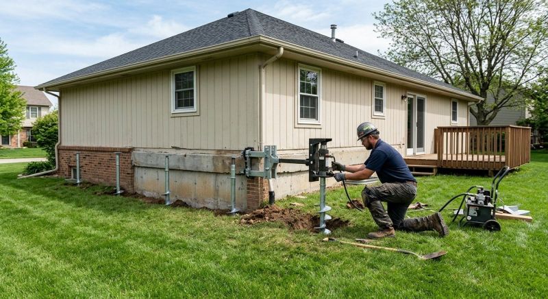Settling Foundation Service in Mechanicsville, MD