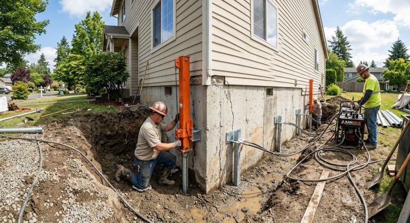 Sinking Foundation Repair in California, MD