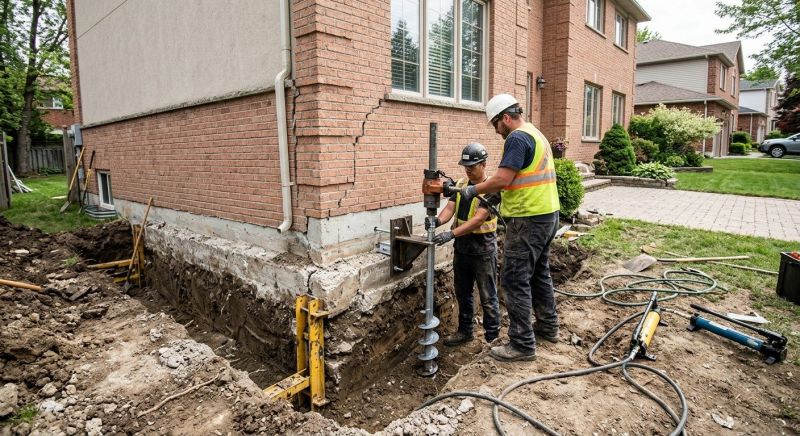 Sinking Foundation Repair in Great Mills, MD