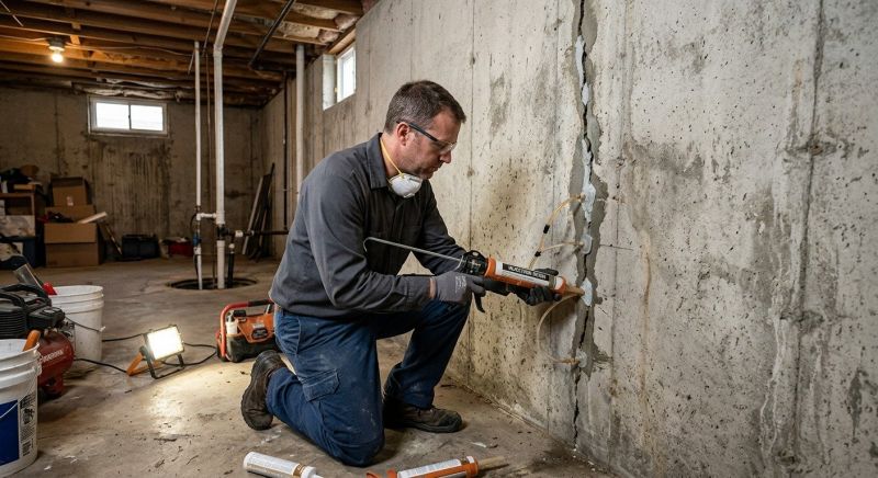 Structural Crack Repair in Calvert County, MD