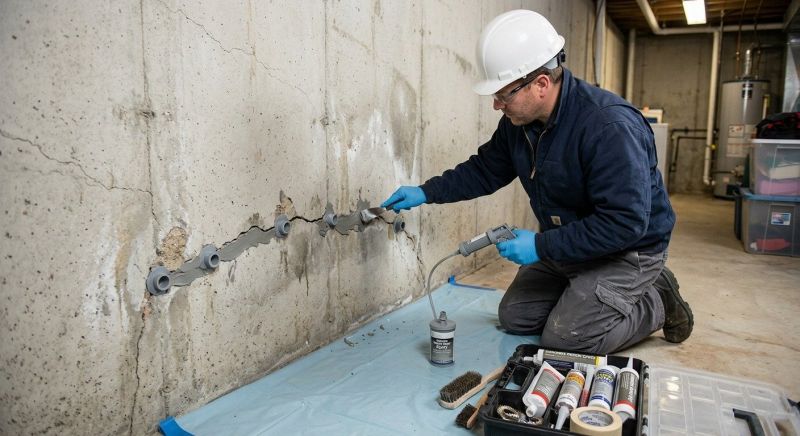 Structural Crack Repair in Calvert County, MD