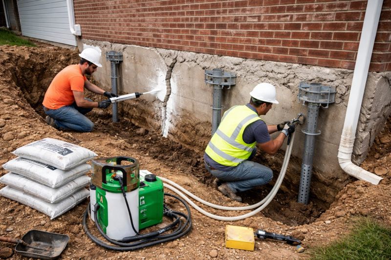 Structural Foundation Repair in Saint Leonard, MD