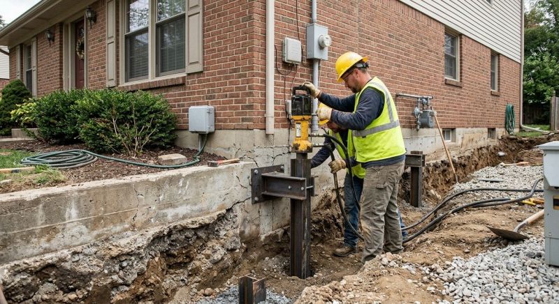 Structural Foundation Repair in Saint Leonard, MD