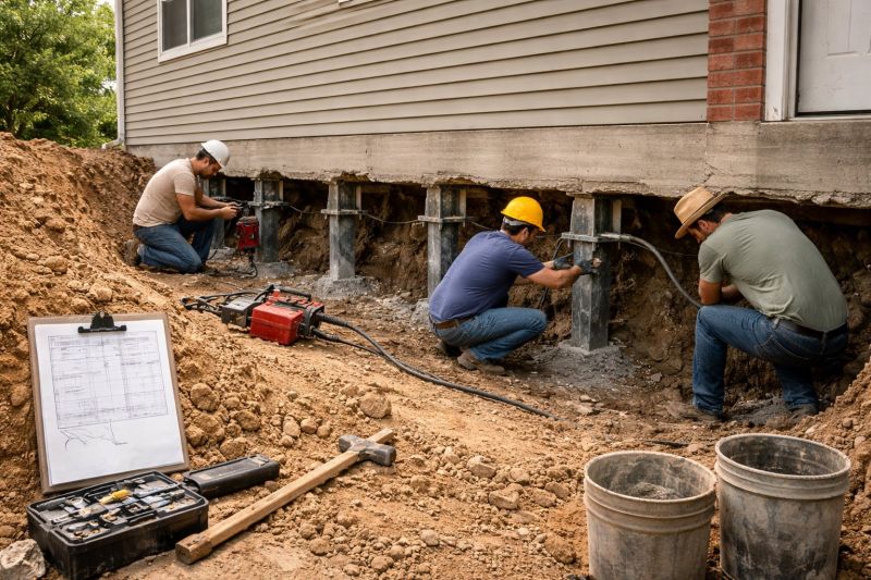 Structural Underpinning in Calvert County, MD